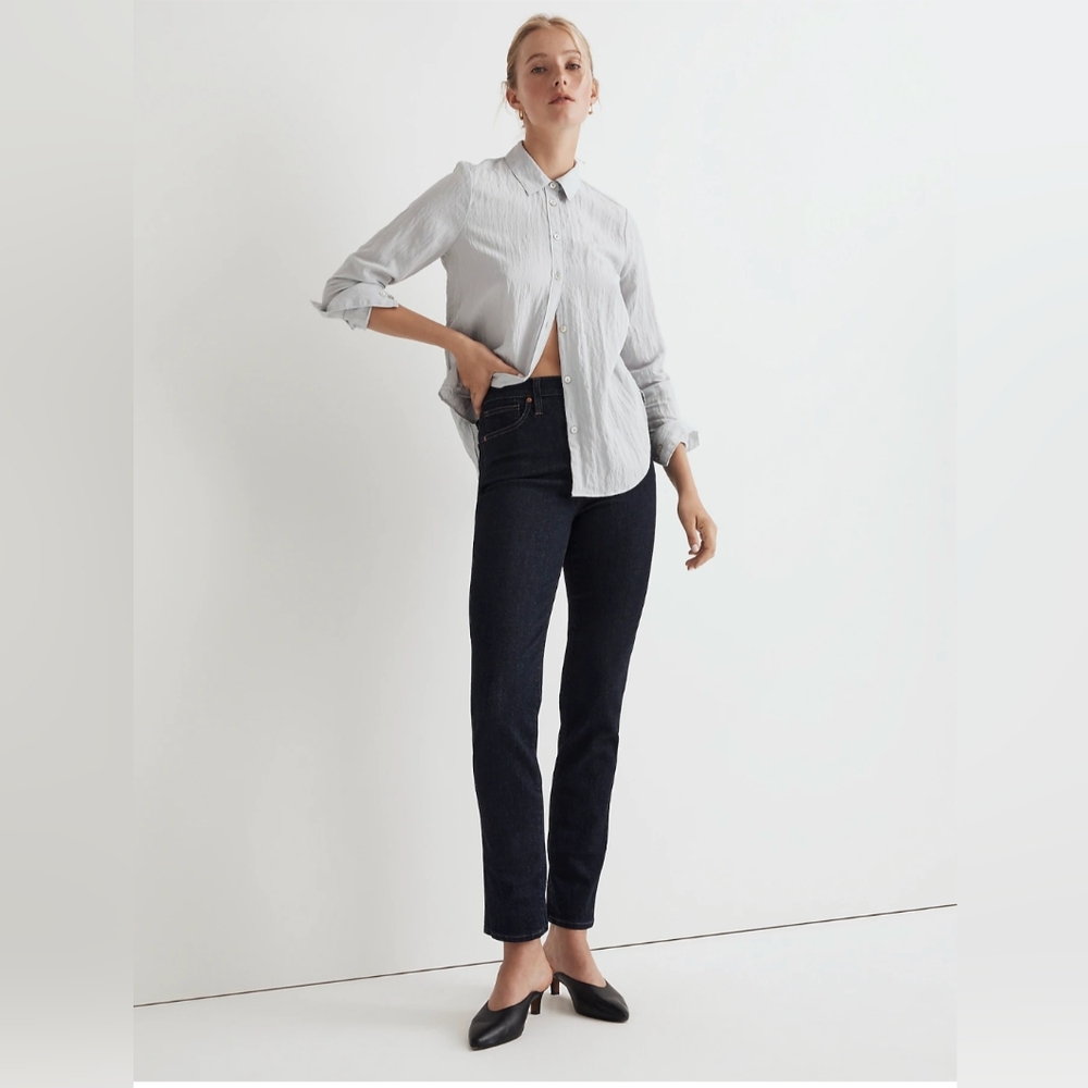 NWT Madewell Stovepipe Jeans Sz 28 Rinse